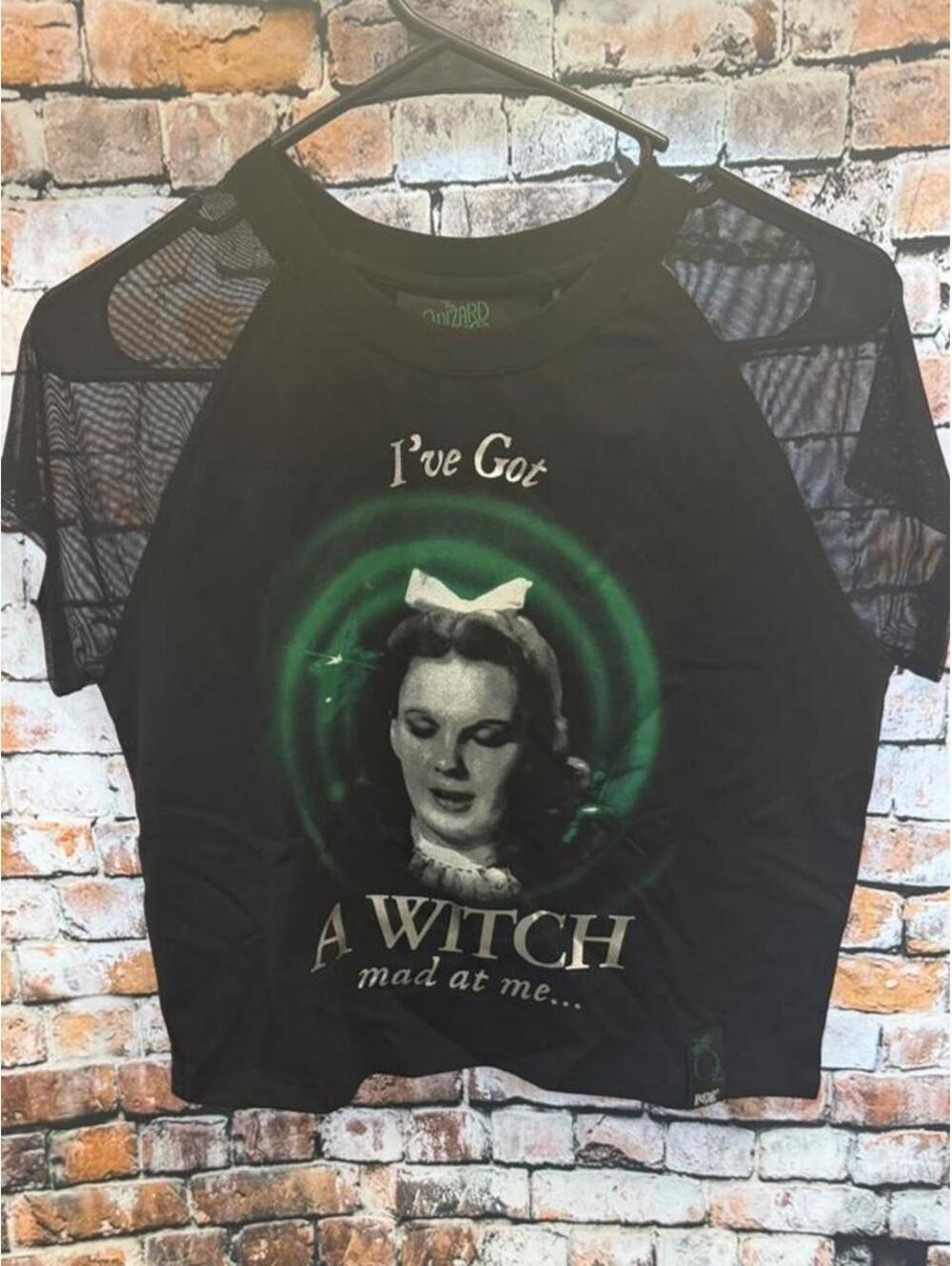 Killstar x Wizard of Oz Witch Mesh Baby Tee NWT – Medium